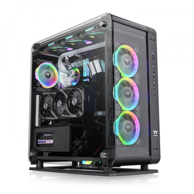 Корпус Thermaltake Core P6 TG /Black/Wall Mount/SPCC/4mm Tempered Glass*3, CA-1V2-00M1WN-00