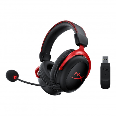 Наушники-гарнитура игровые HyperX Cloud II Wireless <HHSC2X-BA-RD/G>