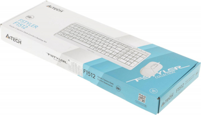 Клавиатура+мышь A4tech Fstyler F1512S-White Fstyler USB
