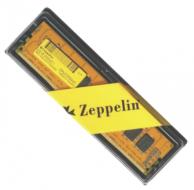 Оперативная память DDR3 PC-10600 (1333 MHz)  2Gb Zeppelin  <256x8, Gold PCB>