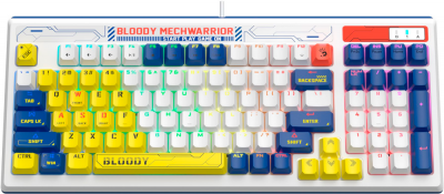 Клавиатура игровая Bloody B950 Blue <компакт, RGB-LED, USB, мех клавиатура переключателями> Клавиатура игровая Bloody B950 Blue <компакт, RGB-LED, USB, мех клавиатура переключателями>