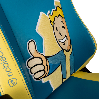 Игровое кресло Noblechairs HERO Fallout Vault Tec Edition <Экокожа, подлокотник 4D, газлифт 4>