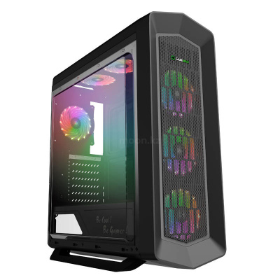 Корпус ПК без БП GameMax Asgard RGB G516<ATX, 4x120mm, USB2.0x2, USB3.0x1, HDAudio, 400x185x470mm>