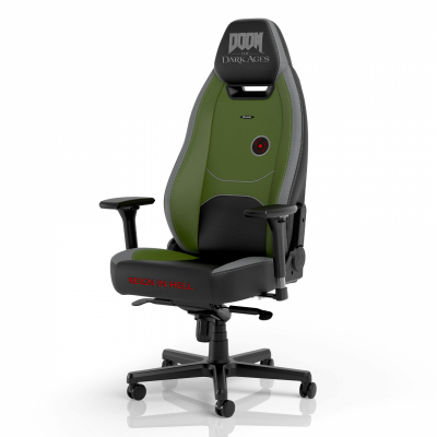 Игровое кресло Noblechairs LEGEND Gaming Chair - DOOM the Dark Ages Edit <подлокотник 4D, газлифт 4>