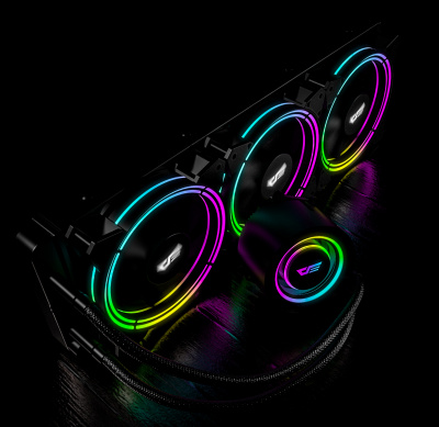 Жидкостная система охлаждения DarkFlash TR360 <RGB, Intel 1700/1200/115x/20xx, AMD AM4/3, FAN120>