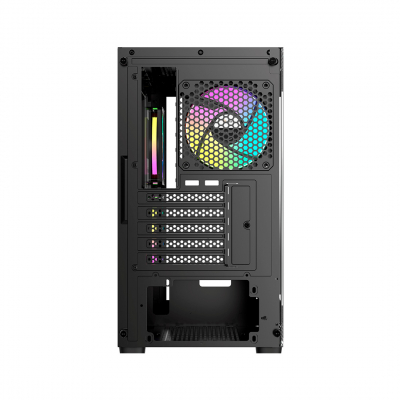 Корпус ПК без БП Ocypus Gamma C52 BK ARGB mATX/ITX 3xUSB Черный Gamma-C52-BKD300XX-GL