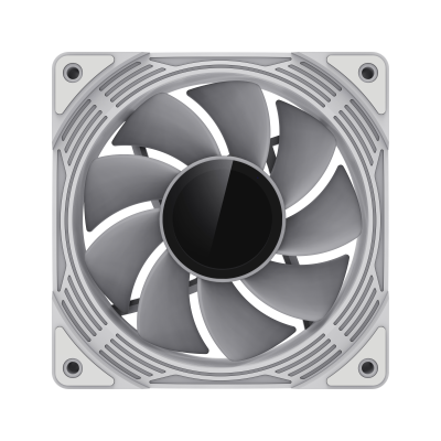Вентилятор для корпуса GameMax FN12A-C8I-R-W