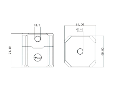Помпа Bykski B-UL-D5-X-V3