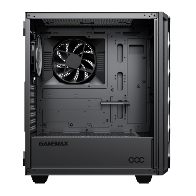 Корпус ПК без БП GameMax Diamond COC Black <MATX, 1x120FAN, 1x140COC>