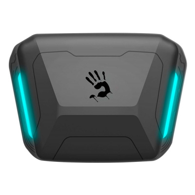 Наушники TWS Bloody M70-Black+Blue <BTv5.0, 400+60mAh, MOCI, 99dB, LED>