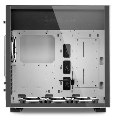 Корпус ПК без БП Sharkoon PURE STEEL RGB Wh <EATX, 3x3.5, 5x2.5,2xUSB 3.0, Audio, 474*210*475mm>