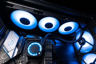 Жидкостная система охлаждения EKWB EK-NUCLEUS AIO CR360 LUX D-RGB Black, 3x120mm Socket Intel/AMD