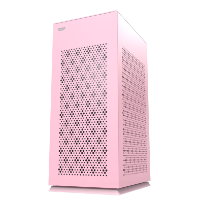 Корпус ПК без БП DarkFlash DLH21 PINK <ITX, 1x3.5, 2xUSB 3.0, 1xType C, 238.8*175*412mm >