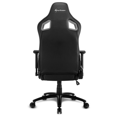 Игровое кресло Sharkoon Elbrus 2 Black/Gray <Синтетическая кожа, Газлифт 4, подлокотник 3D> Игровое кресло Sharkoon Elbrus 2 Black/Gray <Синтетическая кожа, Газлифт 4, подлокотник 3D>