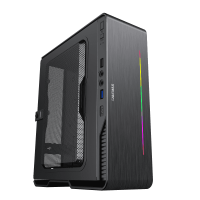 Корпус ПК с БП GameMax Violin Black <180W-PSU>