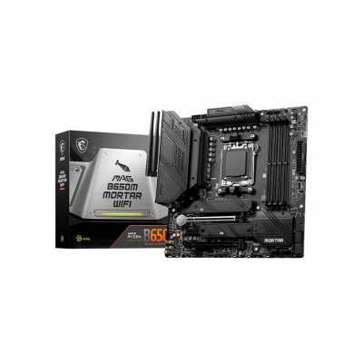 Материнская плата MSI MAG B650M MORTAR WIFI AM5 B650 4xDDR5 6xSATA3 RAID 2xM.2 HDMI DP mATX