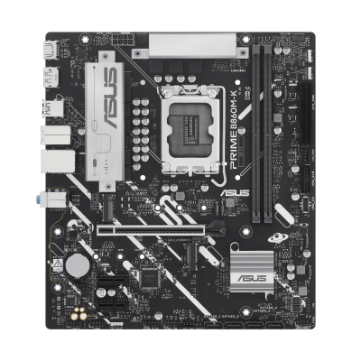 Материнская плата ASUS PRIME B860M-K, LGA1851 B860 2xDDR5 4xSATA 2xM.2 HDMI DP USB-C mATX Материнская плата ASUS PRIME B860M-K, LGA1851 B860 2xDDR5 4xSATA 2xM.2 HDMI DP USB-C mATX