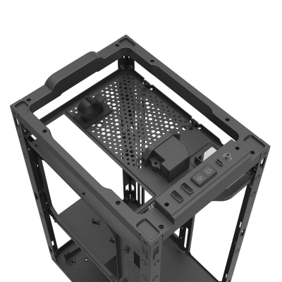 Корпус ПК без БП DarkFlash DLH21 BLACK <ITX, 1x3.5, 2xUSB 3.0, 1xType C, 238.8*175*412mm >