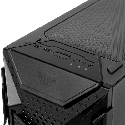 Корпус ПК без БП ASUS GT301 TUF GAMING CASE/BLK/ARGB FAN/ EATX/ATX/mATX/mITX 90DC0040-B49000