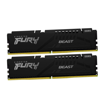 Оперативная память DIMM DDR5 32 GB kit <5600MHz> Kingston Fury Beast (AMD+Intel), KF556C36BBEK2-32, (2x16GB), CL36