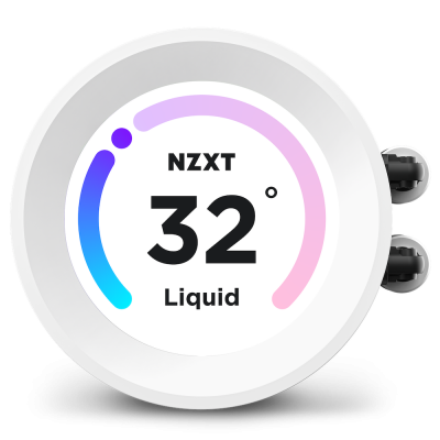 Жидкостная система охлаждения NZXT Kraken Elite 360 RGB <3x120mm RGB, 2.36” LCD Display, GIF, white>