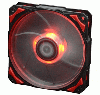 Вентилятор для корпуса ID-Cooling PL-12025-R RED LED