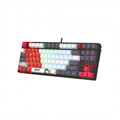 Клавиатура игровая беспроводная Bloody WS87 Naraka <механическая>