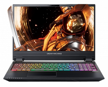 Игровой ноутбук Dream Machines RT2070-15KZ03 <15.6'' FHD 144Hz, i7-9750H, RTX2070 8GB>