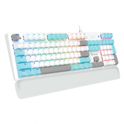 Клавиатура игровая Bloody S515R Icy White <USB, механическая, 1,8м>
