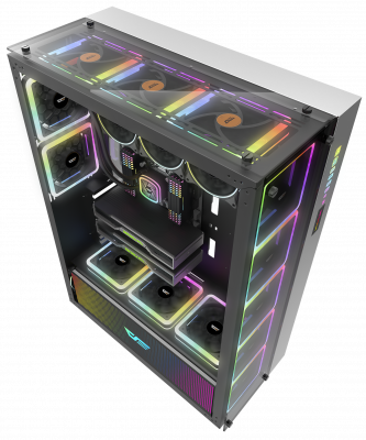 Корпус ПК без БП DarkFlash DF800 <EATX, 9x3.5, 7x2.5, 2xUSB 3.0, 2xUSB2.0, Audio, 552*271*771mm>