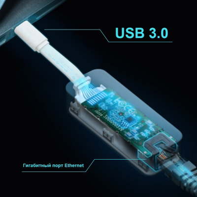 Сетевой адаптер USB GbE Tp-Link UE300C (Type‑C)