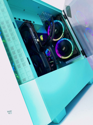 Компьютер MOON EMERALD <10400F/B460 Asus ROG STRIX/16GB/NVME256GB/HDD1TB/RTX3060 12GB>