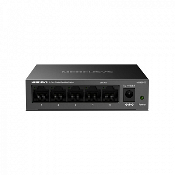 Коммутатор GbE  5-портовый Mercusys MS105GS
