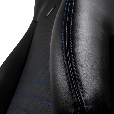 Игровое кресло Noblechairs ICON Black/Blue <Экокожа, подлокотник 4D, газлифт 4> Игровое кресло Noblechairs ICON Black/Blue <Экокожа, подлокотник 4D, газлифт 4>