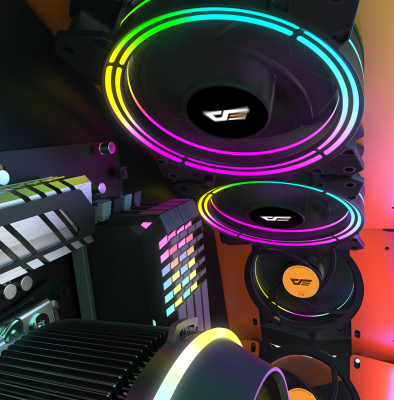 Корпус ПК без БП DarkFlash Knight K1 <ATX, 2x3.5, 1xUSB 3.0, 2xUSB2.0, Audio, 572*210*560mm>