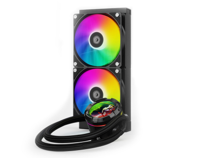 Жидкостная система охлаждения ID-Cooling SL240 XE LCD <2066/2011/1851/1700/1151/AM5, TDP 300W>