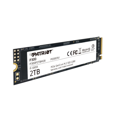 Накопитель SSD M.2 NVME Patriot 2TB P300 2280 <R/W 2100/1650>