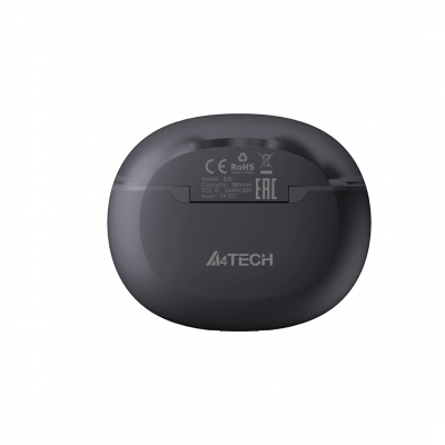 Наушники TWS A4tech 2Drumtek B20-AshGrey <BT v5.2, 20kHz, 102dB, Наушник: 40mAh , Кейс: 380mAh>