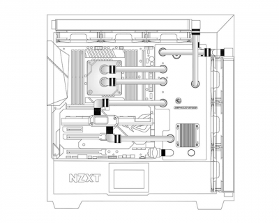 Панель для кейса Bykski RGV-NZXT-H700I-P <для кейсов NZXT H700i>