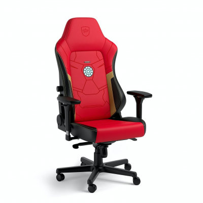 Игровое кресло Noblechairs HERO Iron Man Special Edition <Экокожа, подлокотник 4D, газлифт 4> Игровое кресло Noblechairs HERO Iron Man Special Edition <Экокожа, подлокотник 4D, газлифт 4>