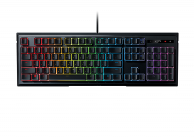 Клавиатура игровая Razer Ornata Chroma RZ03-02040700-R3R1<Механическо-мембранная, USB, 224*463*31mm>