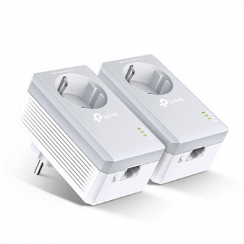 Сетевой адаптер Powerline Tp-Link TL-PA4010PTKIT(EU) AC Pass Through