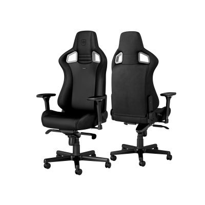 Игровое кресло Noblechairs EPIC Black Edition <Экокожа, подлокотник 4D, газлифт 4> Игровое кресло Noblechairs EPIC Black Edition <Экокожа, подлокотник 4D, газлифт 4>