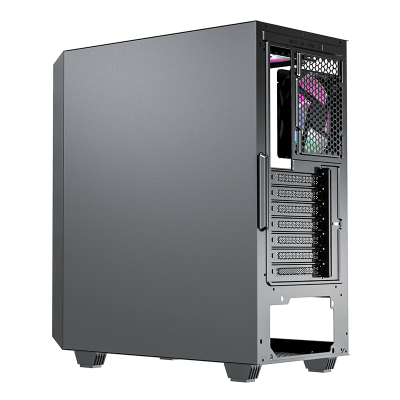 Корпус ПК без БП GameMax Revolt <ATX, 1x120mmRGB, USB2.0x2, USB3.0x1, 400x185x470mm>