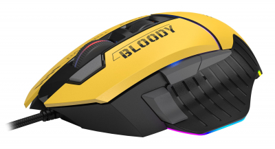 Мышь игровая Bloody W95-Max Sports Lime <12000CPI, MAX BC3332-A>