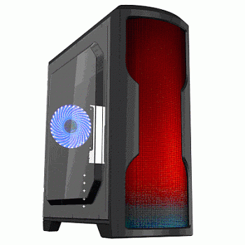 Корпус ПК без БП GameMax G562-RGB/Matrix <MidTower, 1x120mm-зад, 4x3.5, 2x2.5, 3xUSB, Audio>