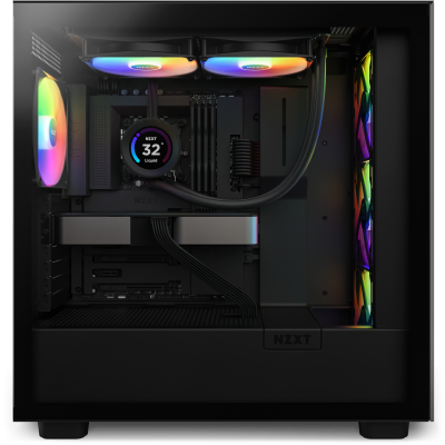Жидкостная система охлаждения NZXT Kraken Elite 280 RGB <2x140mm RGB, 2.36” LCD Display, GIF, black>