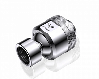 Фитинг Granzon G 1/4in. Male to Female Multi Directional Free Rotary Elbow Fitting (GD-X) Silver