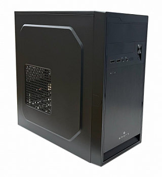 Корпус ПК с БП S SMART 6511 <microATX, 360*175*365mm, 0.4mm, 2xUSB, BLACK, 450Вт>