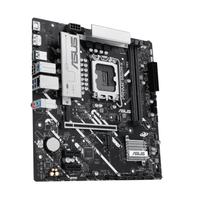 Материнская плата ASUS PRIME B860M-K, LGA1851 B860 2xDDR5 4xSATA 2xM.2 HDMI DP USB-C mATX Материнская плата ASUS PRIME B860M-K, LGA1851 B860 2xDDR5 4xSATA 2xM.2 HDMI DP USB-C mATX